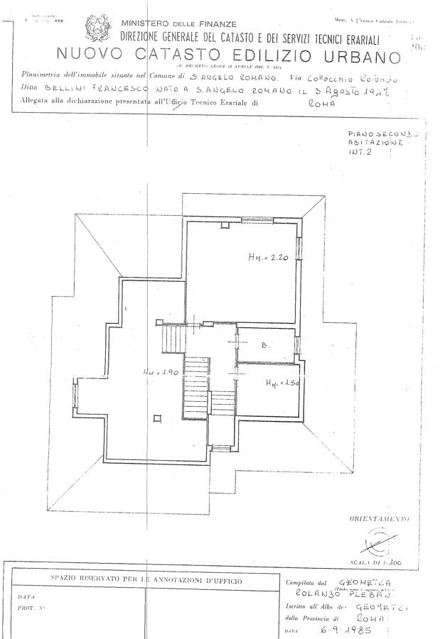 Planimetria piano secondo Via Manara.jpg