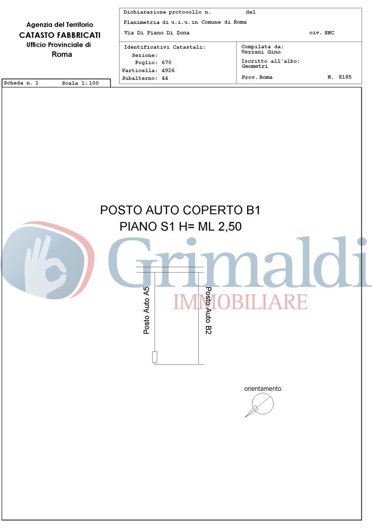 Planimetria posto auto Via Capestrano, 75.jpg