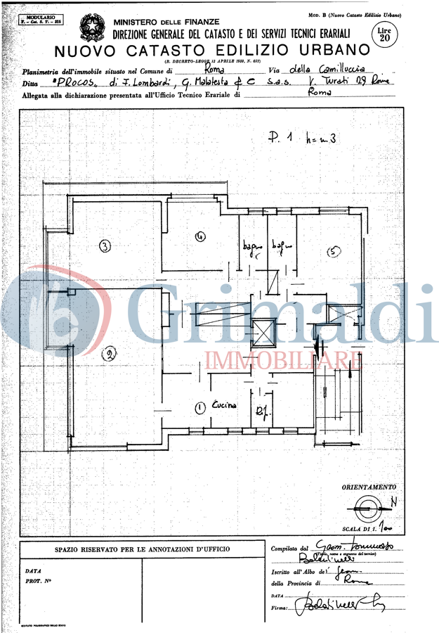 Planimetria Via della Camilluccia, 161.png