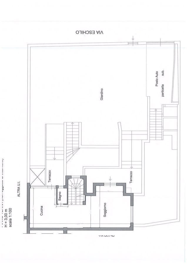 PLN TERRA GIARDINO E POSTO AUTO INTERNO