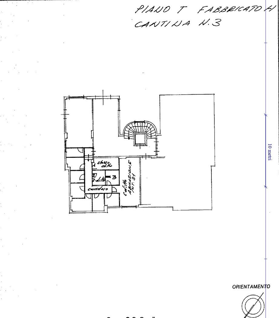 PLANIMETRIA DELLA CANTINA DI VIA COURMAYEUR .jpg