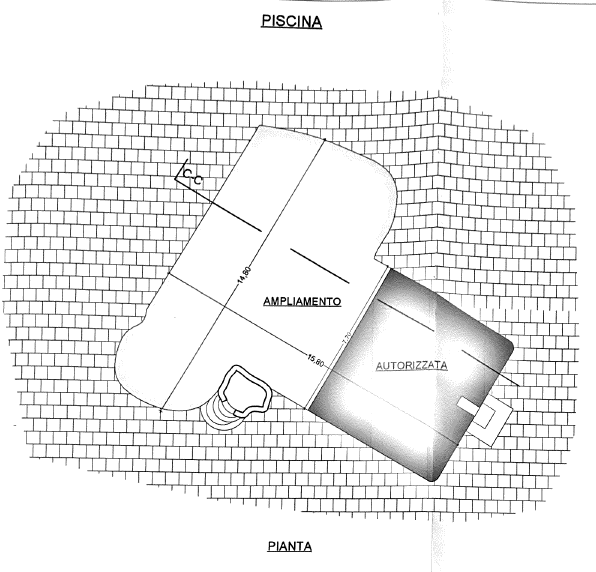 pianta piscina