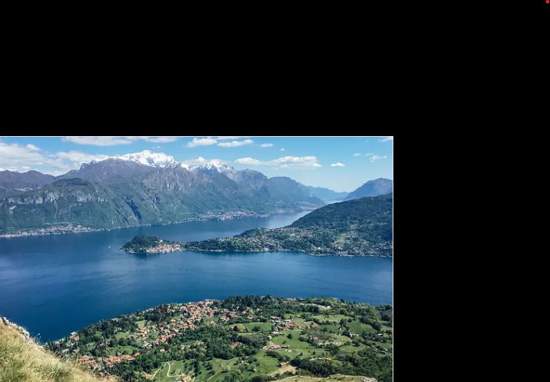 Paese e lago di Menaggio