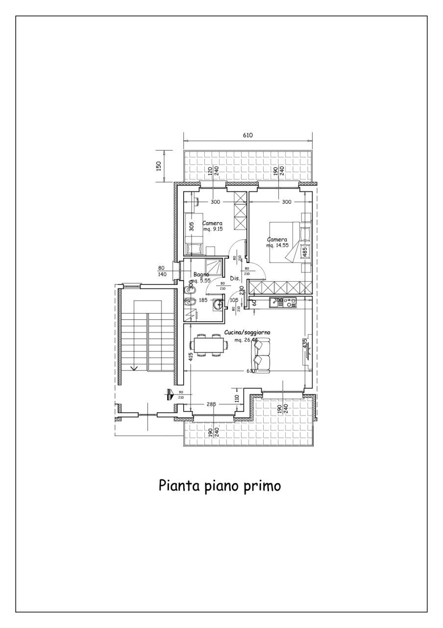 Appartamento 4 Piano primo