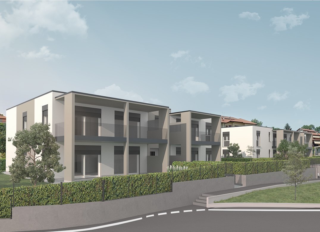 Render Esterno fronte strada