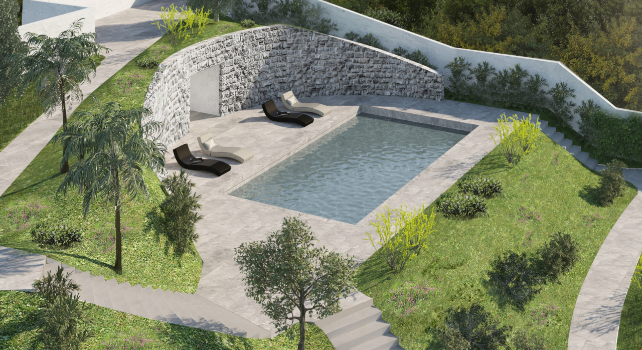 Render-Vista Piscina