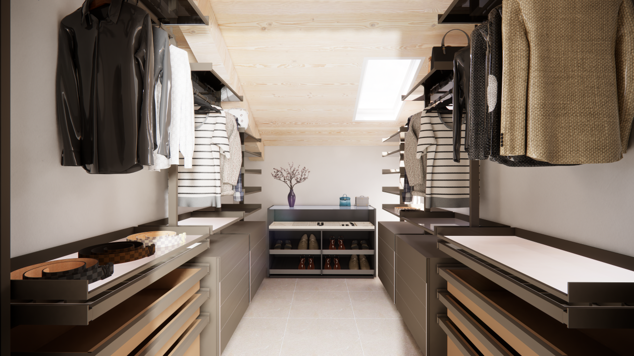 Render cabina armadio