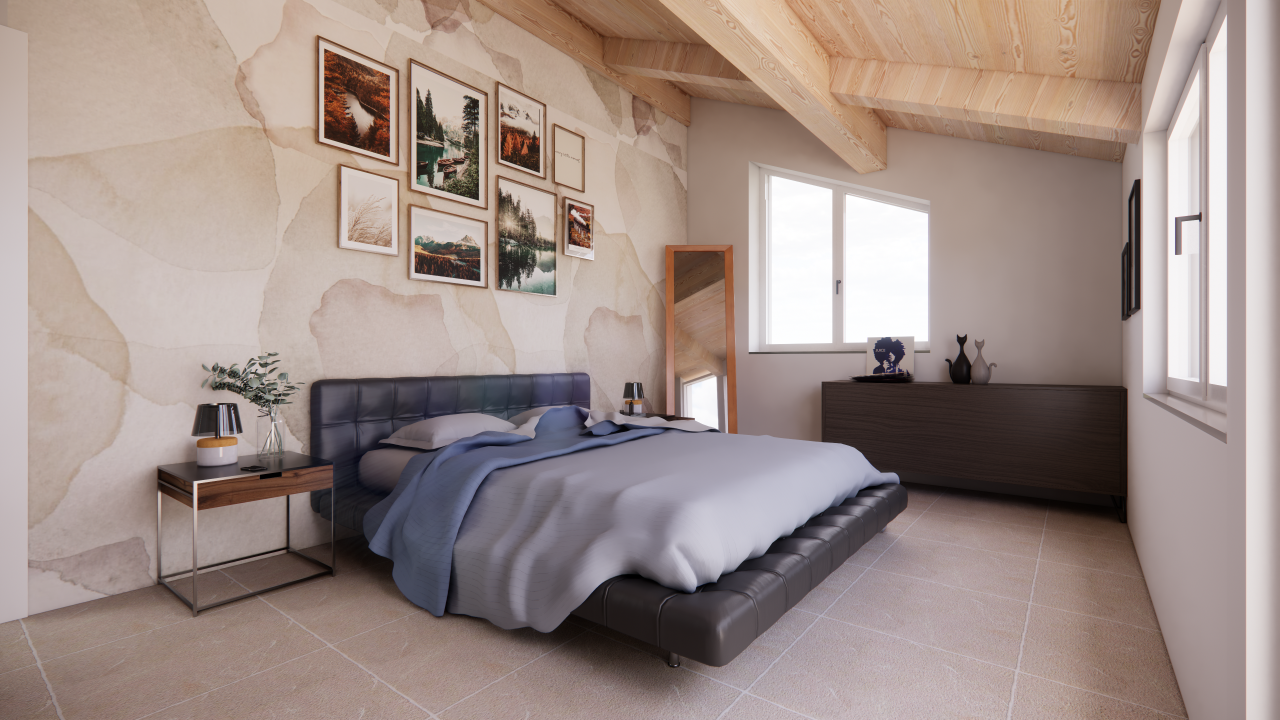 Render camera matrimoniale